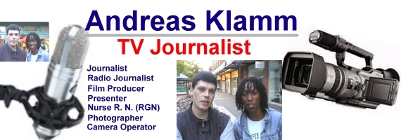 Andreas Klamm TV Journalist, Andrew Klamm TV Journalist